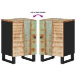 Armoire de salle de bain 38x33x58cm bois massif de récupération – Image 5