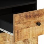 Armoire de salle de bain 38x33x160 cm bois massif de manguier – Image 6