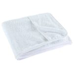 Serviettes de plage 2 pcs blanc 60x135 cm tissu 400 GSM – Image 3