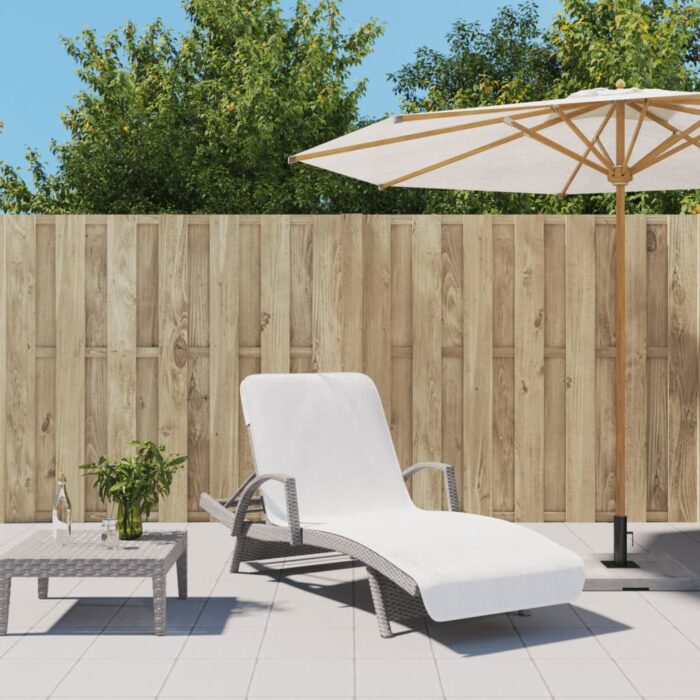 Serviettes de plage 2 pcs blanc 75x200 cm tissu 400 GSM – Image 1