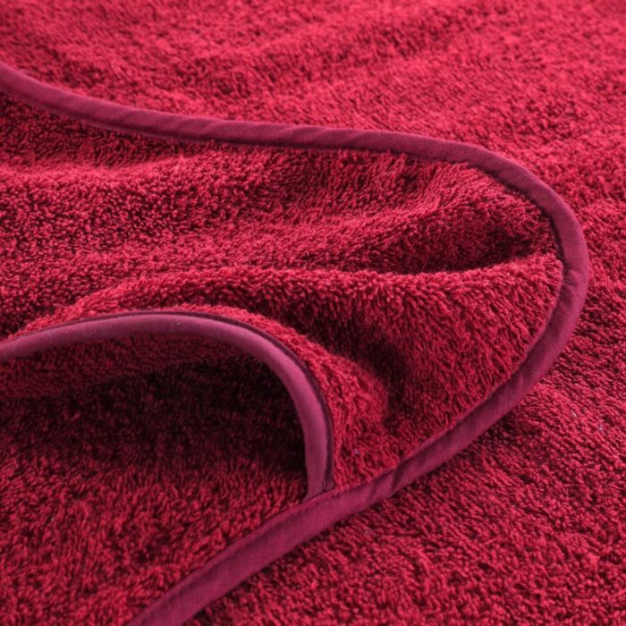Serviettes de plage 2 pcs bordeaux 75x200 cm tissu 400 GSM – Image 5