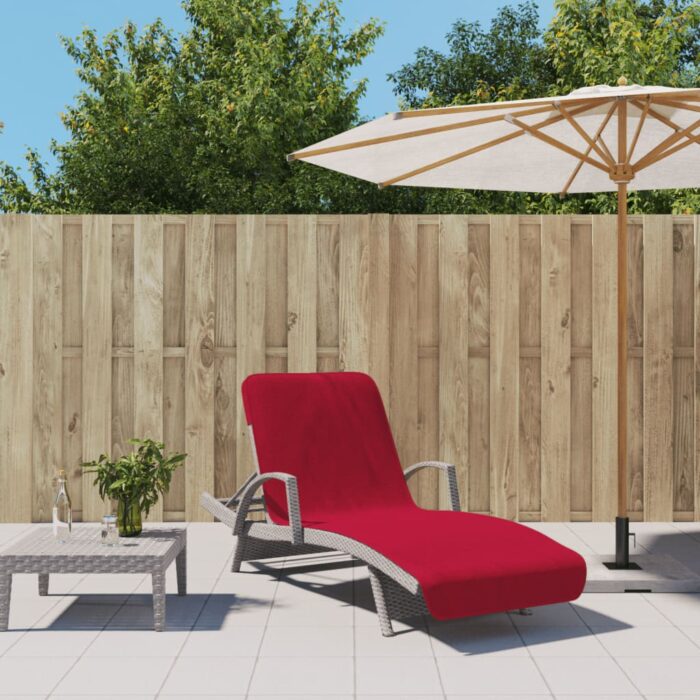 VXL8720845725884_m_en_hd_1.jpg Serviettes de plage 2 pcs bordeaux 75x200 cm tissu 400 GSM – Image 1