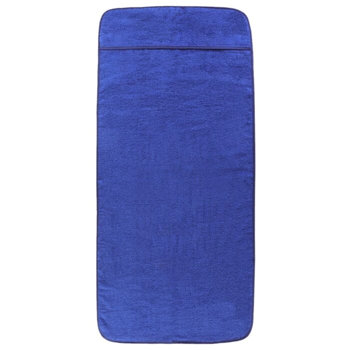 Serviettes de plage 2 pcs bleu royal 60x135 cm tissu 400 GSM – Image 2