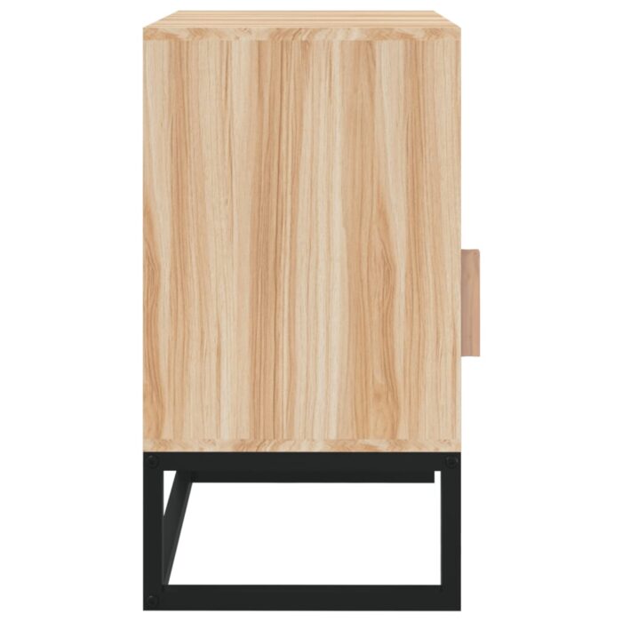 Table de chevet 40x30x55,5 cm bois d’ingénierie et fer – Image 5