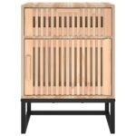 Tables de chevet 2 pcs 40x30x55,5 cm bois ingénierie et fer – Image 6