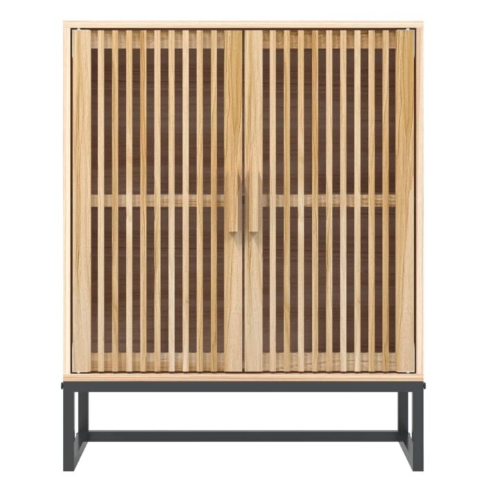 Buffet 60x30x75 cm bois d'ingénierie – Image 2