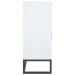 Buffet blanc 60x30x75 cm bois d'ingénierie – Image 4