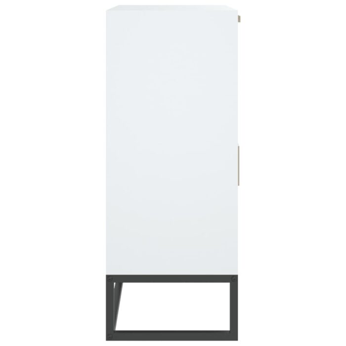 Buffet blanc 60x30x75 cm bois d'ingénierie – Image 4