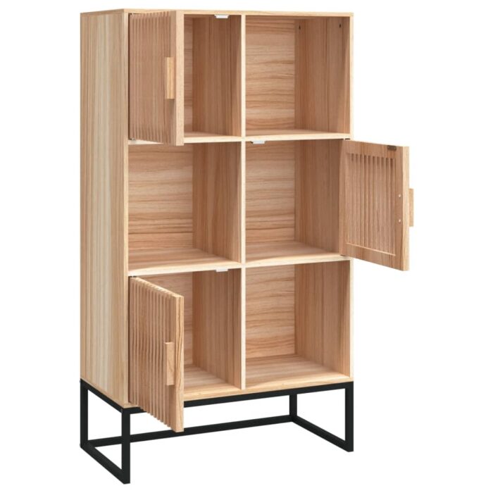 Buffet haut 70x35x125 cm bois d'ingénierie – Image 2