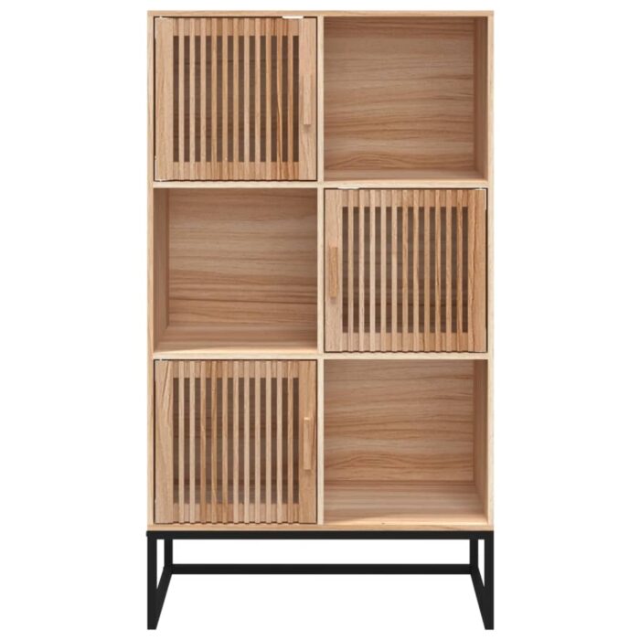 Buffet haut 70x35x125 cm bois d'ingénierie – Image 3