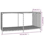Étagères de rangement 2 pcs noir résine tressée – Image 7