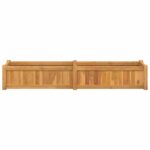 Lit surélevé 150x30x25 cm bois massif de teck – Image 2