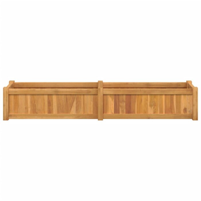 Lit surélevé 150x30x25 cm bois massif de teck – Image 2