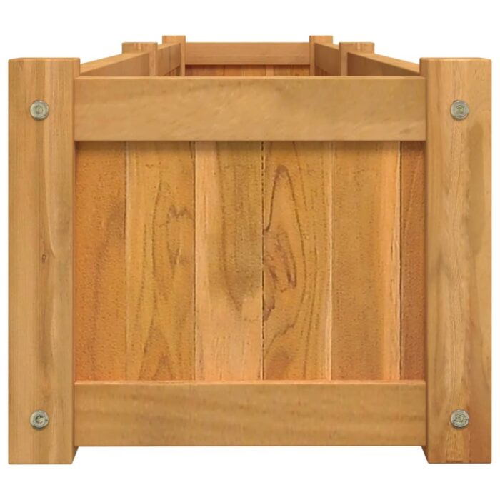 Lit surélevé 150x30x25 cm bois massif de teck – Image 3