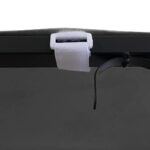 Auvent anthracite 4x3 m 180 g/m² tissu et acier – Image 4