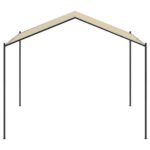 Tente à auvent beige 3x3 m acier et tissu – Image 2