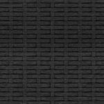 Canapé de jardin à 3 places avec coussins noir résine tressée – Image 5