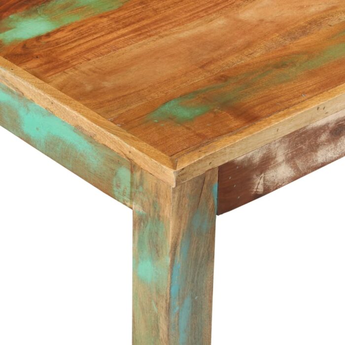 Table basse 100x55x45 cm bois de récupération massif – Image 4