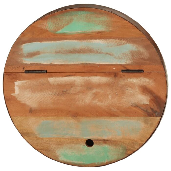 Tables basses en forme de bol 2 pcs bois de récupération massif – Image 4