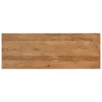 Banc de salle à manger 110x40x46 cm bois massif acacia et acier – Image 3