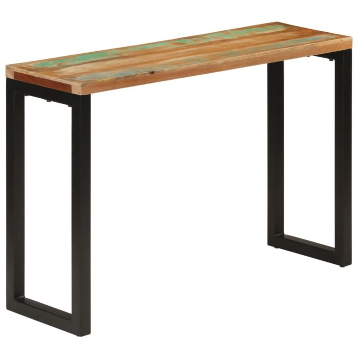 Table console 110x35x75 cm bois massif de récupération – Image 10