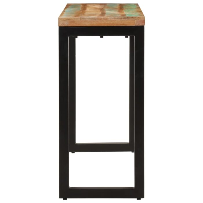 Table console 110x35x75 cm bois massif de récupération – Image 2