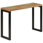 Table console 110x35x75 cm bois massif de récupération – Image 9