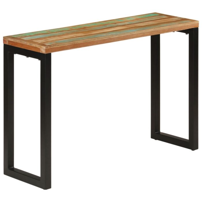 Table console 110x35x75 cm bois massif de récupération – Image 9