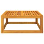 Salon de jardin 3 pcs avec coussins bois massif d'acacia – Image 6