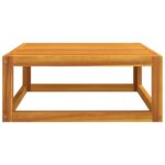 Salon de jardin avec coussins 2 pcs bois massif acacia – Image 7