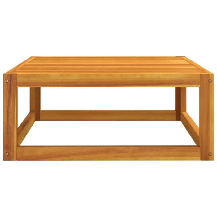 Salon de jardin avec coussins 2 pcs bois massif acacia – Image 7