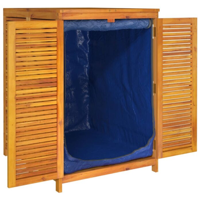Boîte de rangement de jardin 70x87x104 cm bois massif d'acacia – Image 2