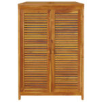 Boîte de rangement de jardin 70x87x104 cm bois massif d'acacia – Image 4