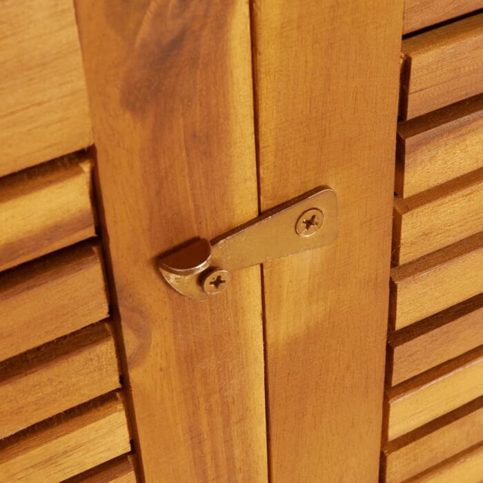 Boîte de rangement de jardin 70x87x104 cm bois massif d'acacia – Image 6
