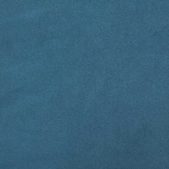 Canapé-lit avec accoudoirs bleu velours – Image 8