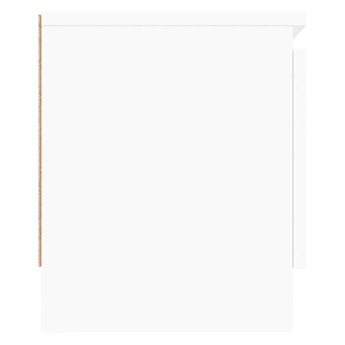 Meuble TV avec porte Blanc 102x30x36 cm – Image 5