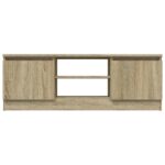 Meuble TV avec porte Chêne sonoma 102x30x36 cm – Image 3