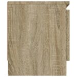 Meuble TV avec porte Chêne sonoma 102x30x36 cm – Image 5