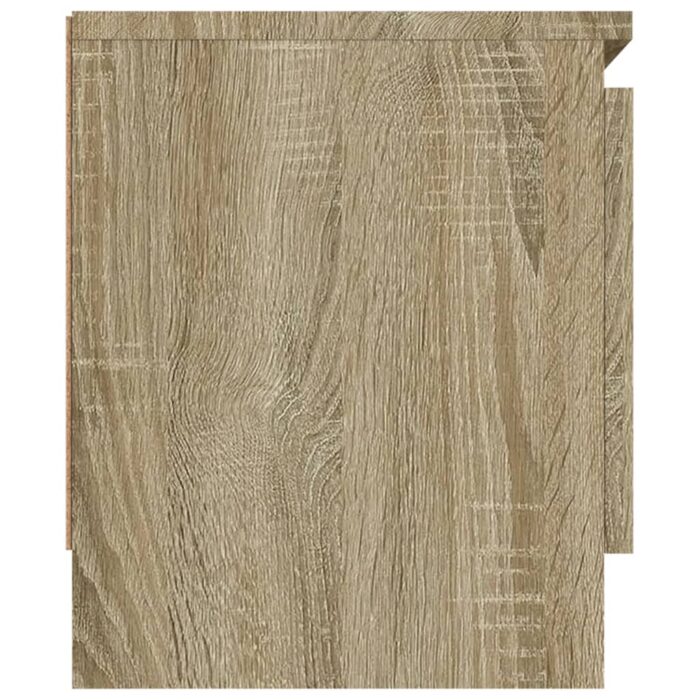 Meuble TV avec porte Chêne sonoma 102x30x36 cm – Image 5