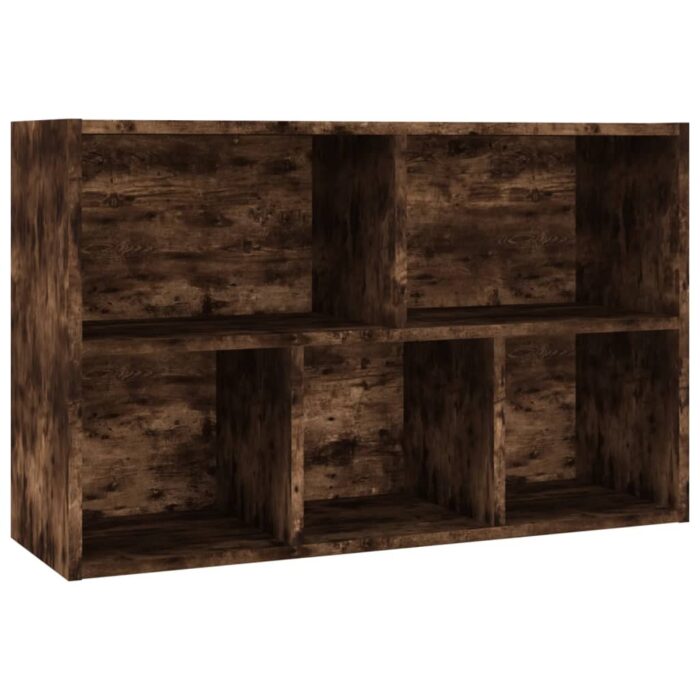Bibliothèque/Buffet chêne fumé 50x25x80 cm bois d'ingénierie – Image 6