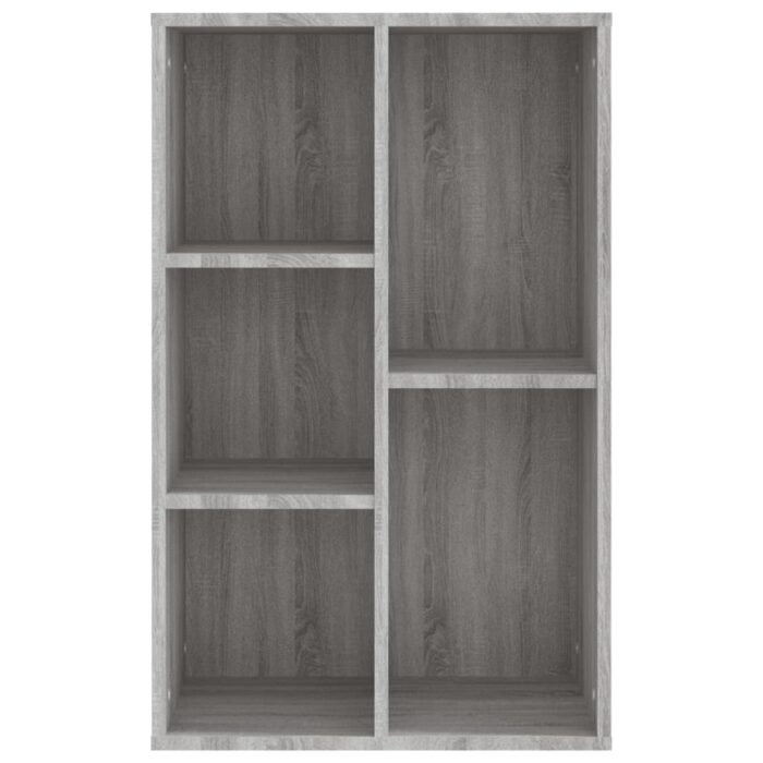 Bibliothèque/Buffet sonoma gris 50x25x80 cm bois d'ingénierie – Image 4