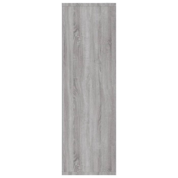 Bibliothèque/Buffet sonoma gris 50x25x80 cm bois d'ingénierie – Image 5