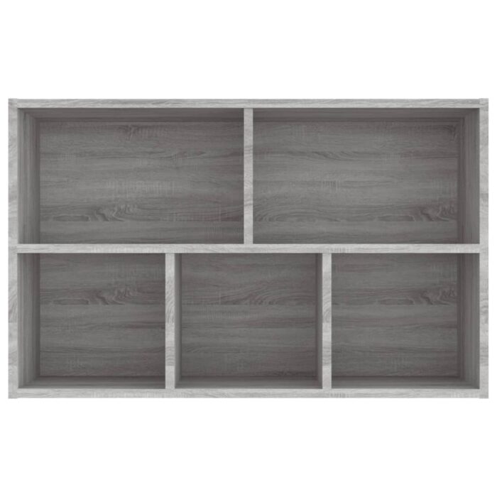 Bibliothèque/Buffet sonoma gris 50x25x80 cm bois d'ingénierie – Image 7