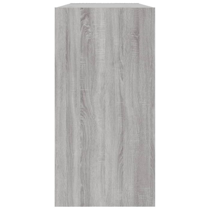 Bibliothèque/Buffet sonoma gris 50x25x80 cm bois d'ingénierie – Image 8