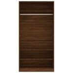 Garde-robe chêne marron 100x50x200 cm bois d'ingénierie – Image 3