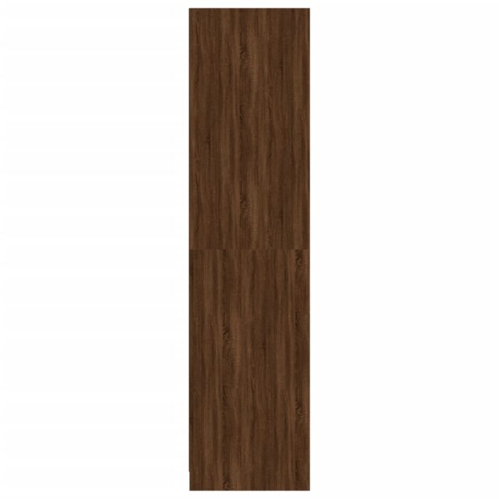 Garde-robe chêne marron 100x50x200 cm bois d'ingénierie – Image 4