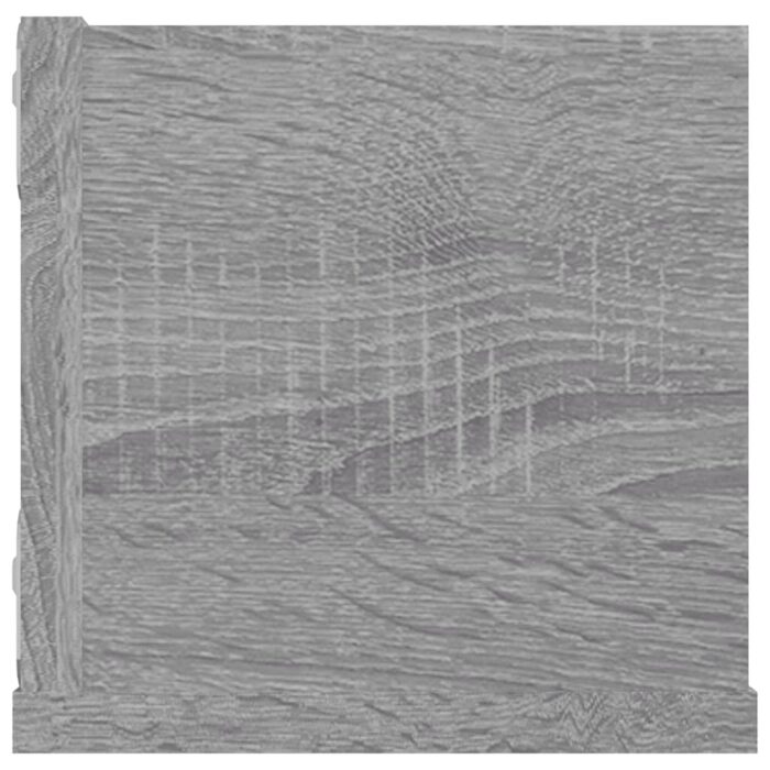 Étagère murale à CD Sonoma gris 100x18x18 cm Bois d'ingénierie – Image 3