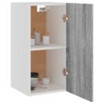 Armoire suspendue Sonoma gris 29,5x31x60 cm Bois d'ingénierie – Image 2