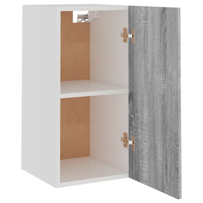 Armoire suspendue Sonoma gris 29,5x31x60 cm Bois d'ingénierie – Image 4