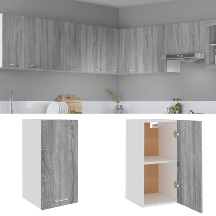 VXL8720845735432_m_en_hd_1.jpg Armoire suspendue Sonoma gris 29,5x31x60 cm Bois d'ingénierie – Image 1